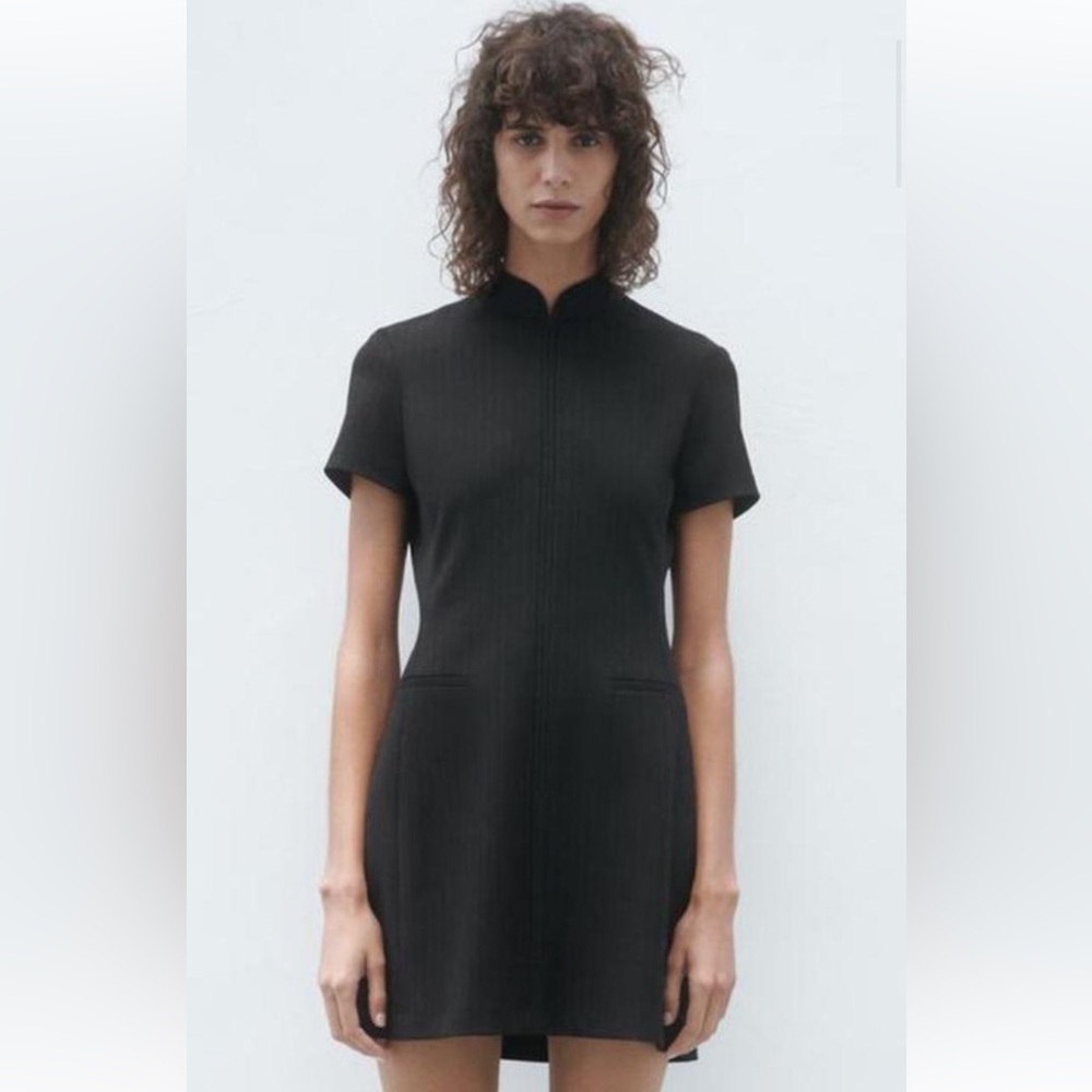 🎉SALE🎉 NWT ZW Collection Navy Pinstripe Dress | L